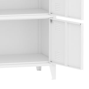 Armoire de bureau Hamina 113x80x40cm en différentes couleurs [en.casa]