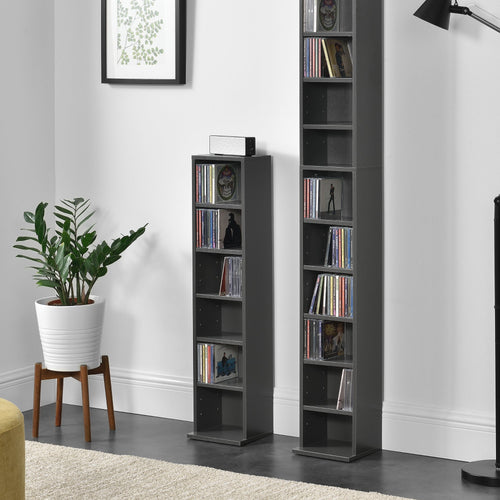 Étagère à CD Tynset 90x20x20 cm avec 6 compartiments [en.casa]