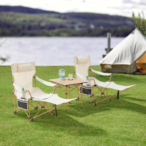 Ensemble de meubles de camping Bellante 3 pièces - pliable [casa.pro] - premiumXL