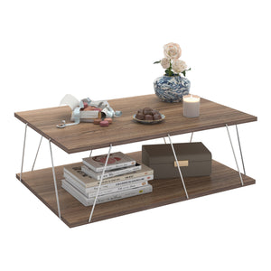Table basse Saltdal 91 x 62 x 30 cm [en.casa]