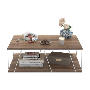 Table basse Saltdal 91 x 62 x 30 cm [en.casa]