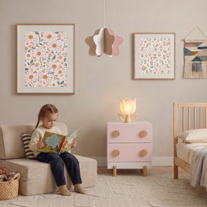 Table de chevet pour enfants Vaarentaa 47x40x35 cm [en.casa]