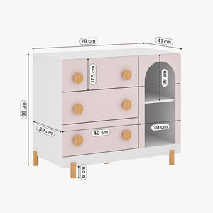 Commode pour enfants Vaarentaa [en.casa]