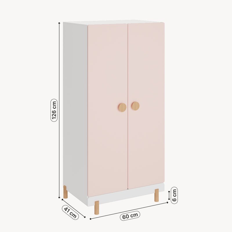 Croquis coté Armoire à vêtements pour enfants Vaarentaa [en.casa]