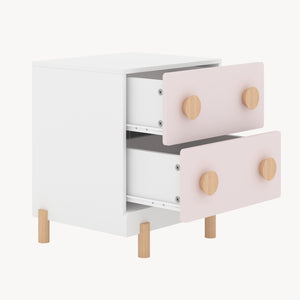 Table de chevet pour enfants Vaarentaa 47x40x35 cm [en.casa]
