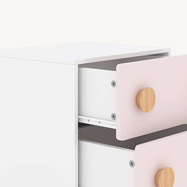 Table de chevet pour enfants Vaarentaa 47x40x35 cm [en.casa]