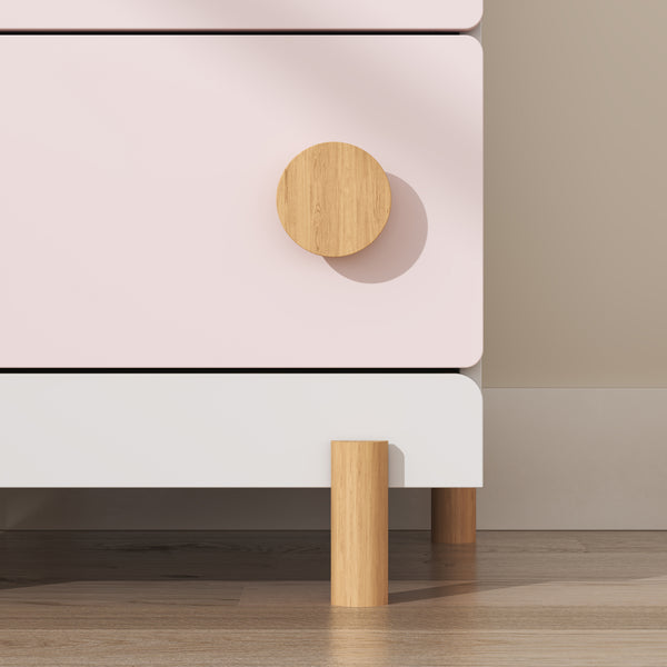 Table de chevet pour enfants Vaarentaa 47x40x35 cm [en.casa]