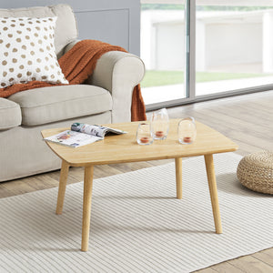 Table basse Nurmijärvi Bambou 40x80x60 cm [en.casa]