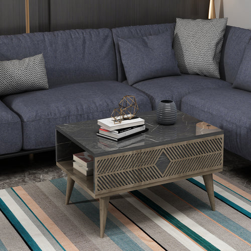 Table basse Nissedal en différentes couleurs [en.casa]