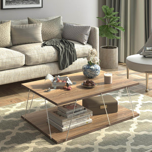 Table basse Saltdal 91 x 62 x 30 cm [en.casa]