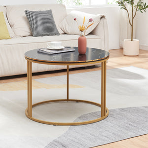 Table basse Aulum ronde 50 x 70 cm [en.casa]
