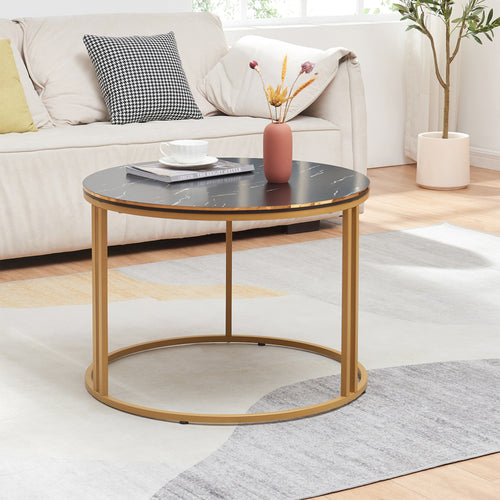 Table basse Aulum ronde 50 x 70 cm [en.casa]