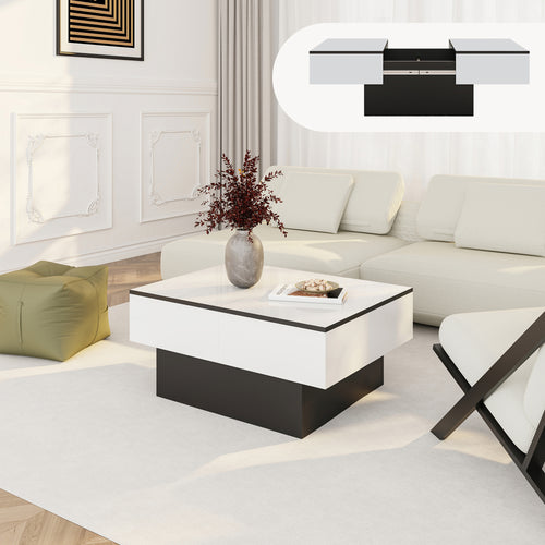 Table basse extensible Lens [en.casa]