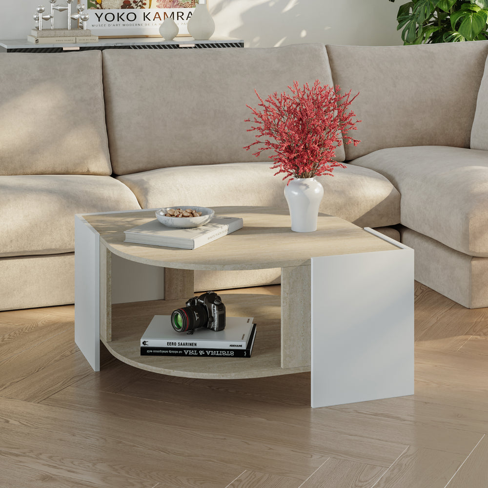 Table basse Klipsari 75x75x40 cm [en.casa]