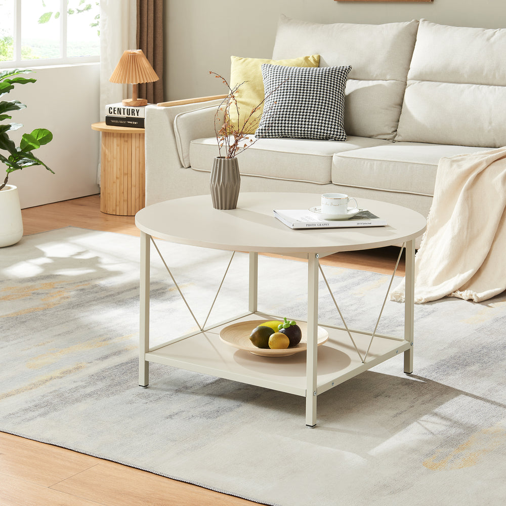 Table basse Filem Ø80x46 cm [en.casa]