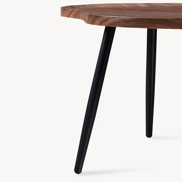 Table basse de salon Trestaneng 100 x 60 x 47 cm effet noyer [en.casa]