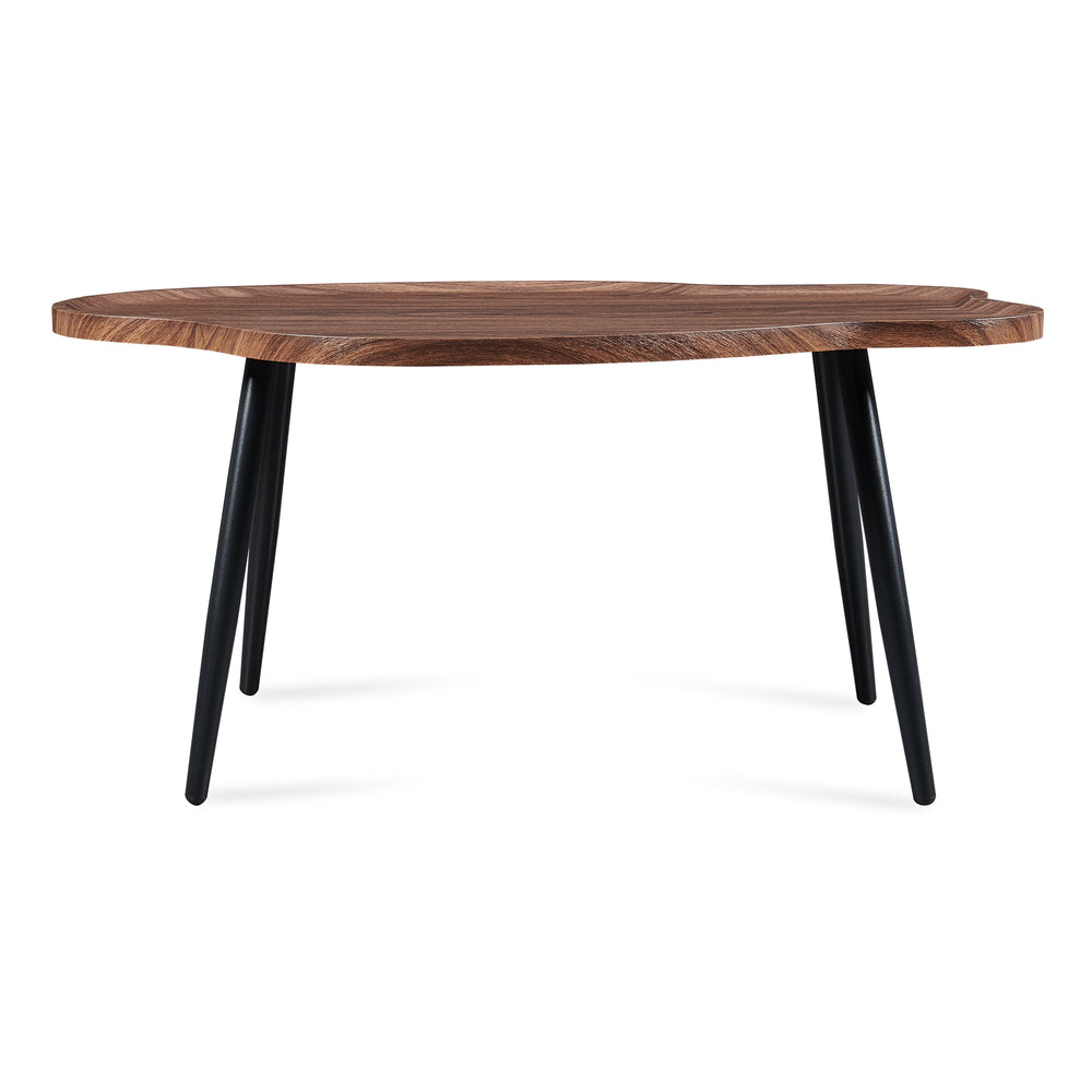 Table basse de salon Trestaneng 100 x 60 x 47 cm effet noyer [en.casa]