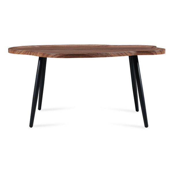 Table basse de salon Trestaneng 100 x 60 x 47 cm effet noyer [en.casa]