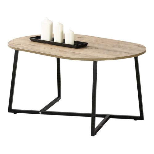 Table basse Valdemarsvik 100x60x47cm aspect chêne [en.casa] - premiumXL