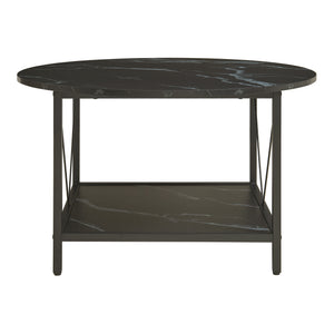 Table basse Filem Ø80x46 cm [en.casa] 
