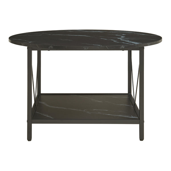 Table basse Filem Ø80x46 cm [en.casa] 