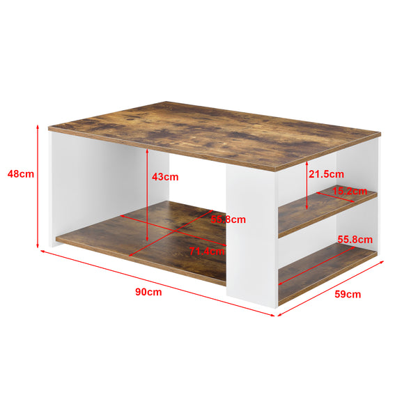 Table Basse Filipstad  48 x 90 x 59 cm Couleurs différentes [en.casa]