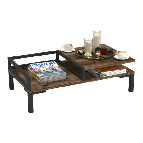 Table basse Ibestad 90x50x28cm en différentes couleurs [en.casa]