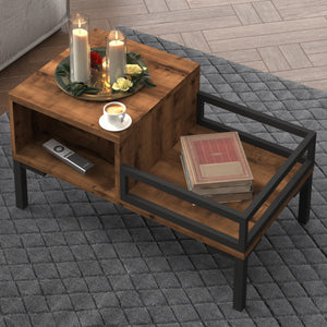 Table basse Karlstad 90x50x36 cm [en.casa]