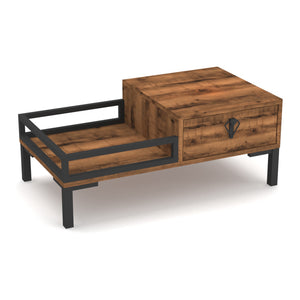 Table basse Karlstad 90x50x36 cm [en.casa]
