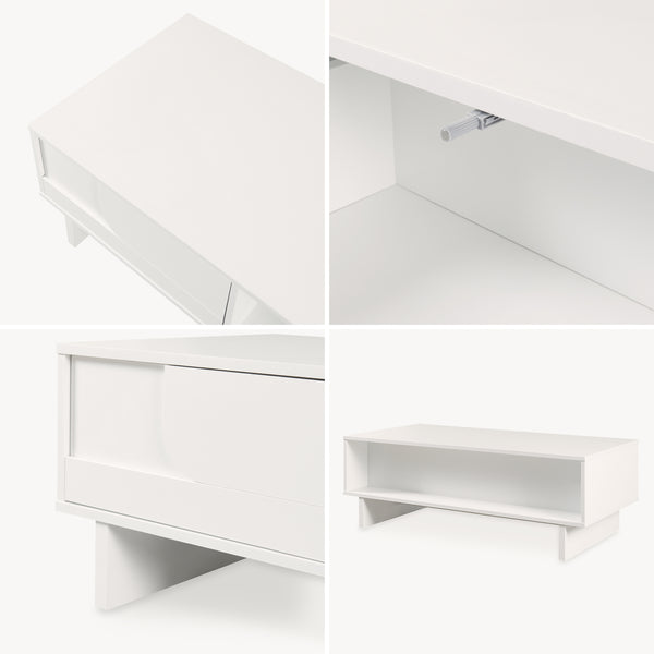Table basse Katanshumn avec rangement 110x55x39 cm [en.casa]