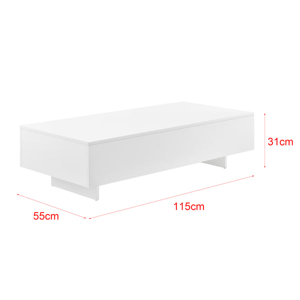 Table Basse Braunschweig 115 x 55 x 31 cm Plusieurs Couleurs [en.casa]