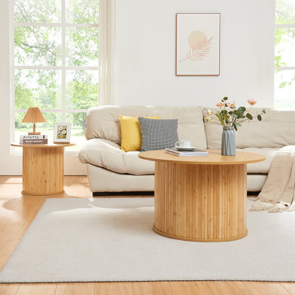 Table basse Ledepid Nature [en.casa]