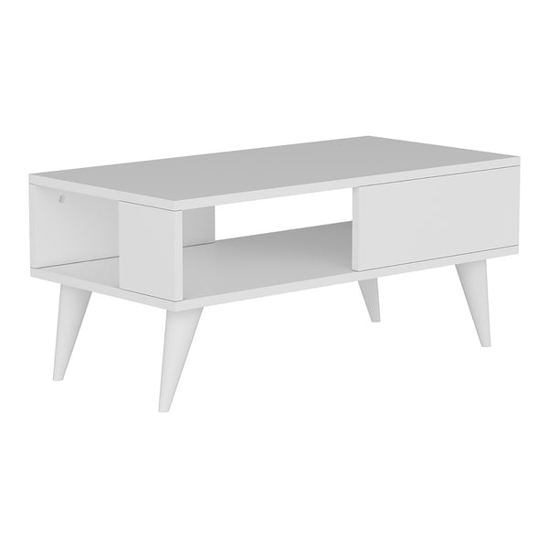 Table basse Ludvika avec espace de rangement 40 x 90 x 45 cm [en.casa]