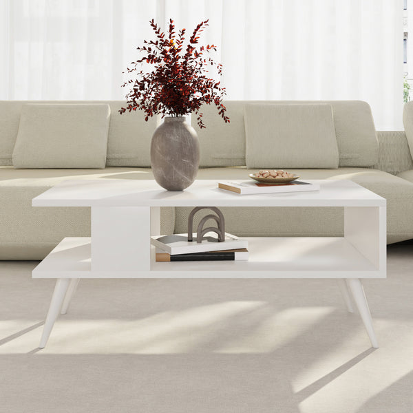 Table basse Lycksele 40x90x45 cm en différentes couleurs [en.casa]