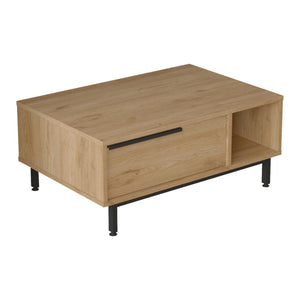 Table basse de salon Majaajoå 90 x 60 x 38 cm [en.casa]