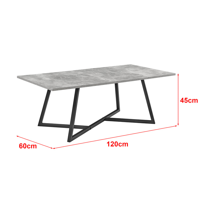 Croquis coté Table Basse Mosta Rectangulaire Couleurs différentes [en.casa]