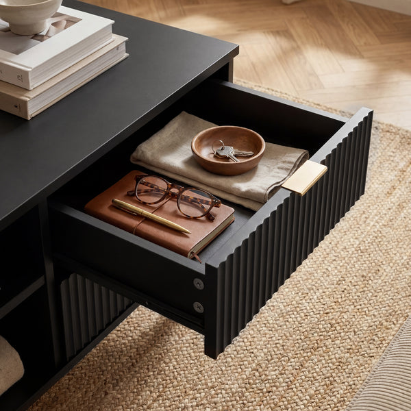 Table basse de salon Nand 100 x 50 x 45 cm [en.casa]