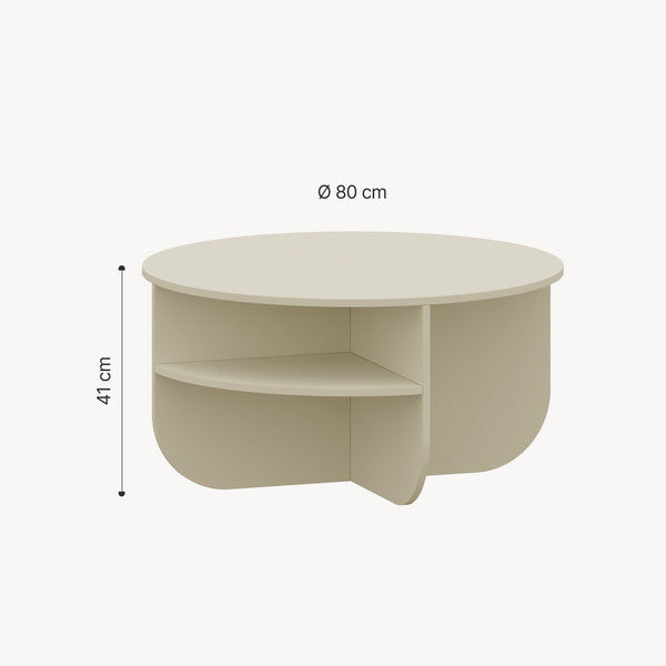 Table basse Reykhon 80 x 41 cm [en.casa]