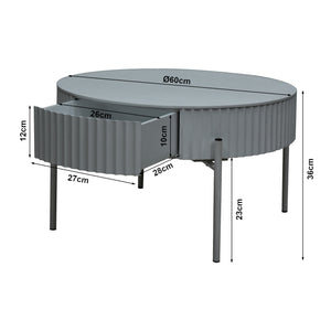 Table basse Rill 36 x 60 cm [en.casa]