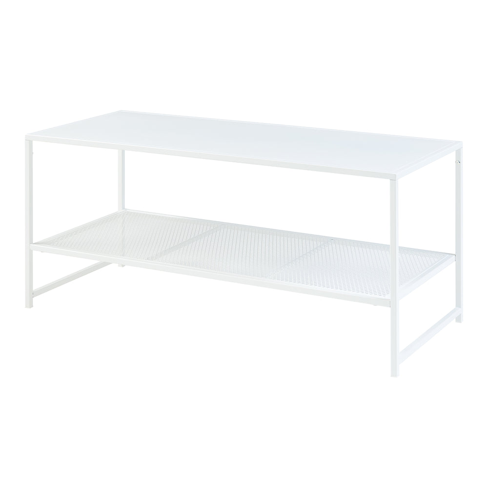 Table basse Ruokolahti acier 102x43x46cm [en.casa] - premiumXL