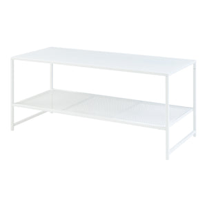 Table basse de salon Ruokolahti acier 102 x 43 x 46 cm [en.casa]
