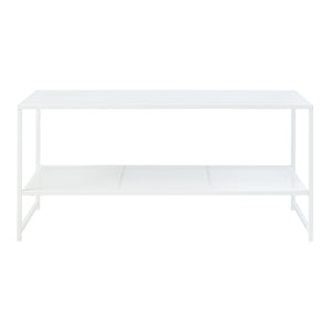 Table basse de salon Ruokolahti acier 102 x 43 x 46 cm [en.casa]