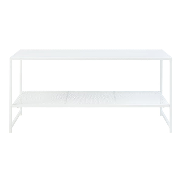Table basse de salon Ruokolahti acier 102 x 43 x 46 cm [en.casa]