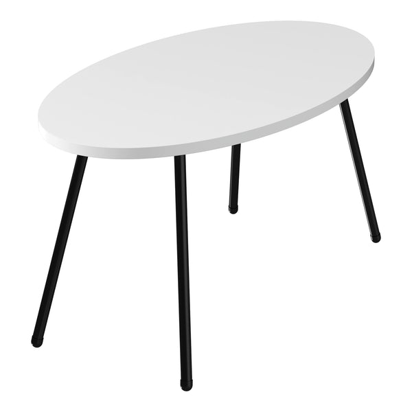 Table basse Skærbæk ovale 43 x 90 x 50 cm [en.casa]