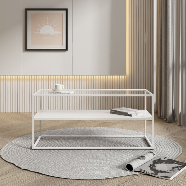 Table basse Solund acier [en.casa]