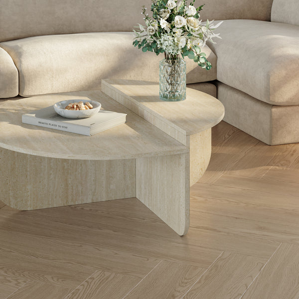 Table basse Tondesdaslo 90 x 90 x 35 cm [en.casa]