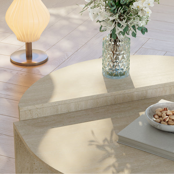 Table basse Tondesdaslo 90 x 90 x 35 cm [en.casa]