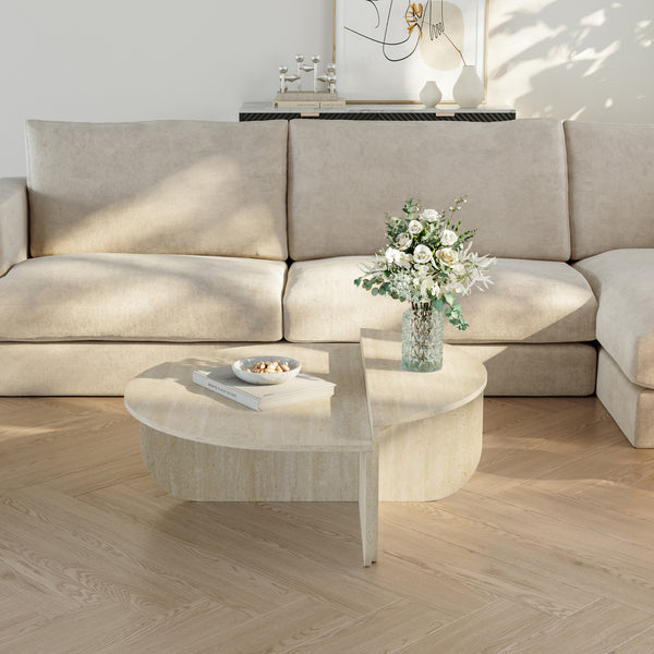Table basse Tondesdaslo 90 x 90 x 35 cm [en.casa]