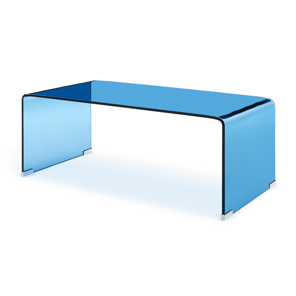 Table basse Väsas verre 90 x 45 x 35 cm [en.casa]