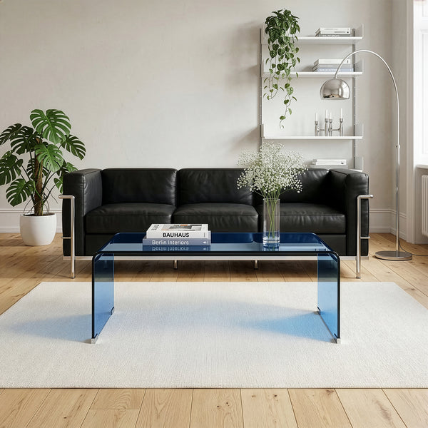 Table basse Väsas verre 90 x 45 x 35 cm [en.casa]